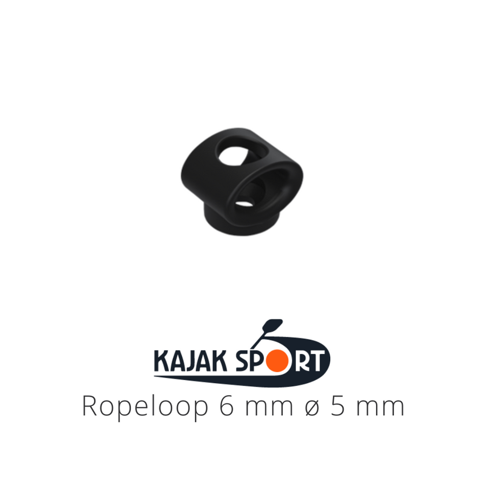 Ropeloop 6 mm ø 5 mm, 4 pcs