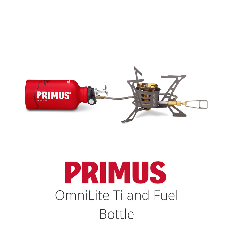 OmniLite Ti Stove + Fuel Bottle